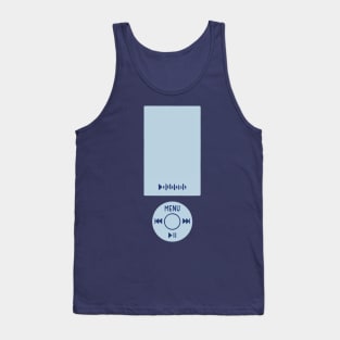 Midnights Era Blue MP3 Music Player Retro Tank Top